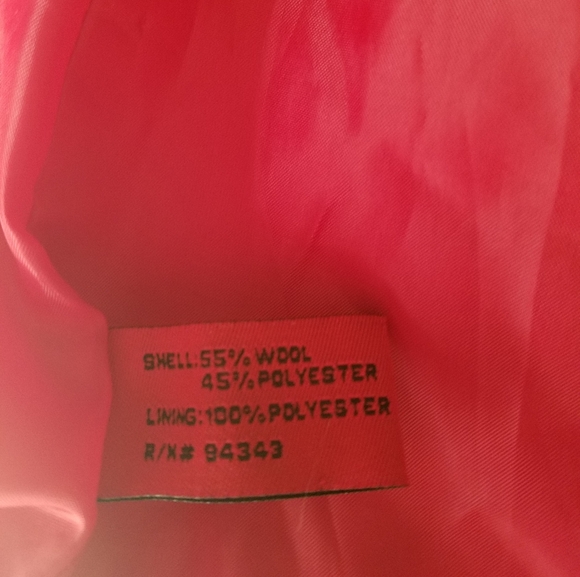 ❤CoffeeShop Red Double Breasted Pea Coat 🧥 - Picture 7 of 8